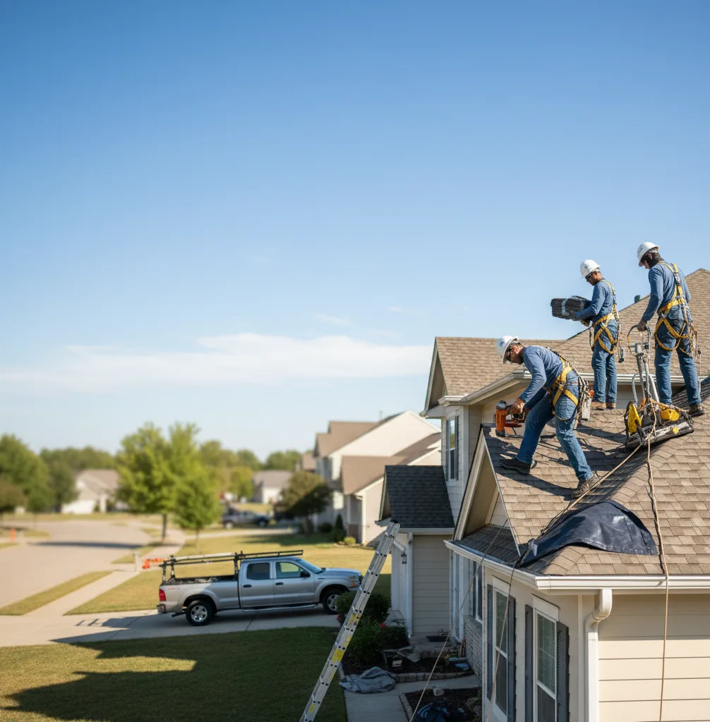 Roof Inspection in Harristown, IL